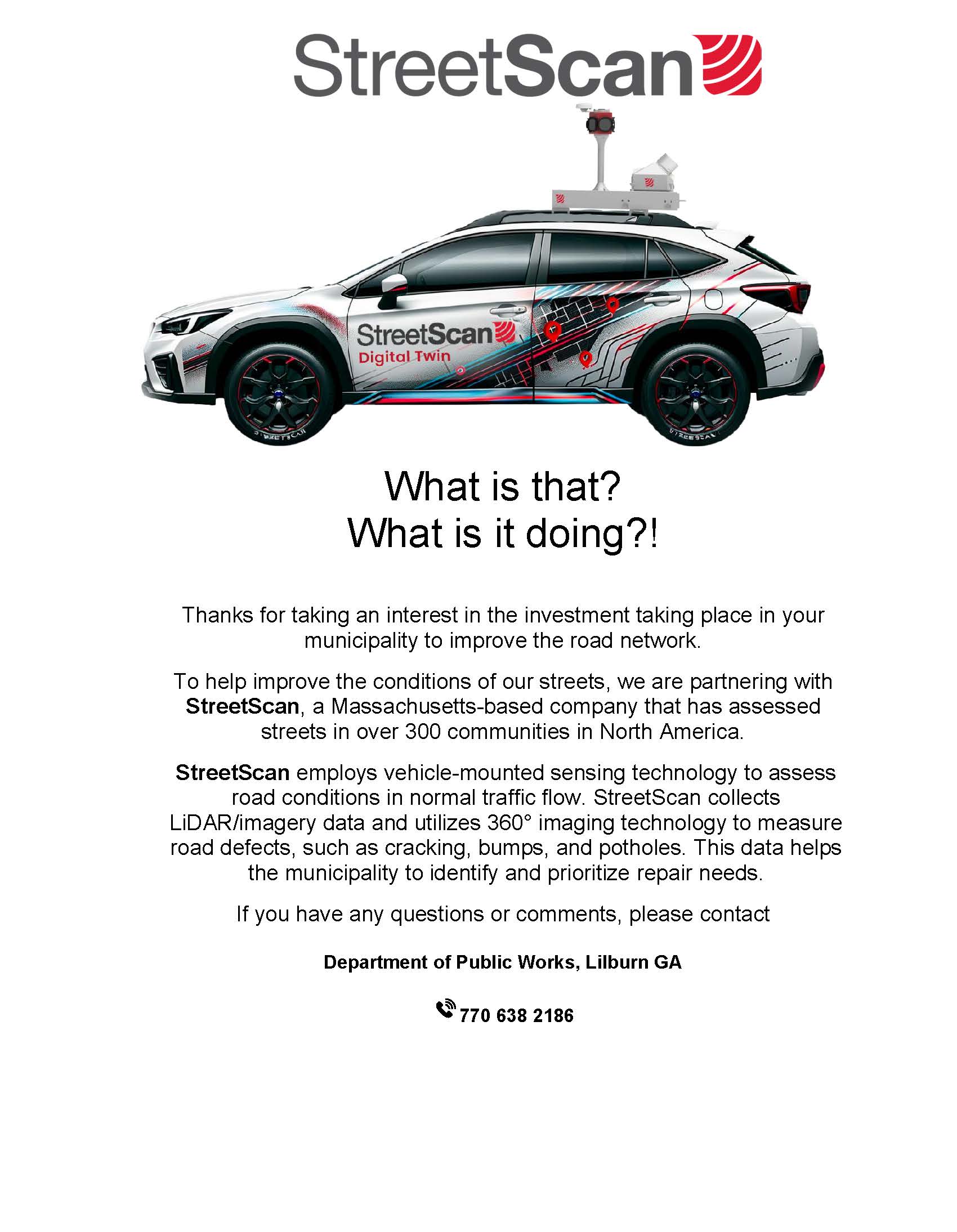 StreetScan -Handout-PMT- Lilburn, GA